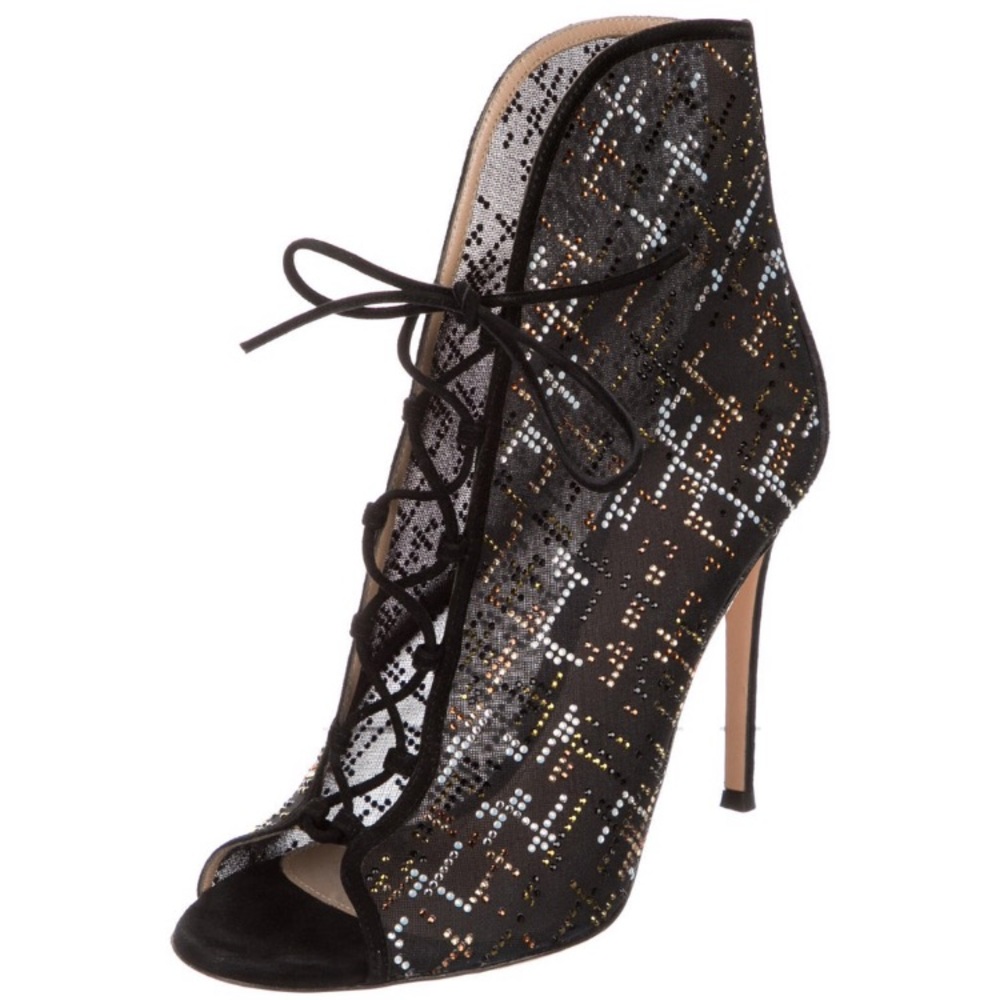 Gianvito Rossi Mesh Bootie